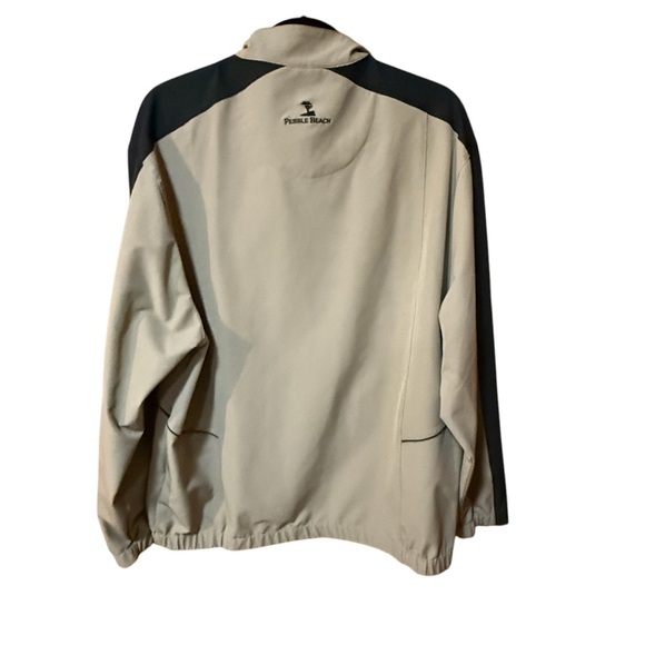 Pebble Beach Water Resistant Wind Breaker Jacket- Size Large - Picture 2 of 11